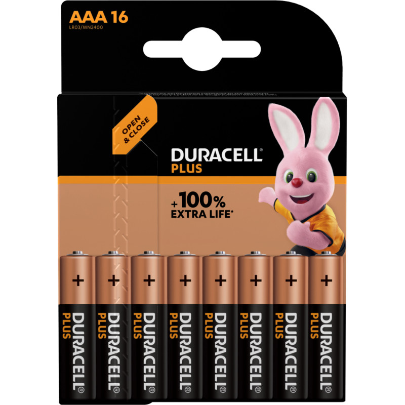 Duracell Plus 100 Vienkartinė baterija AAA Šarminis