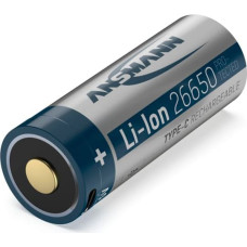 Ansmann Li-Ion 26650 5100mAh 3,6V Micro-USB socket  1307-0012