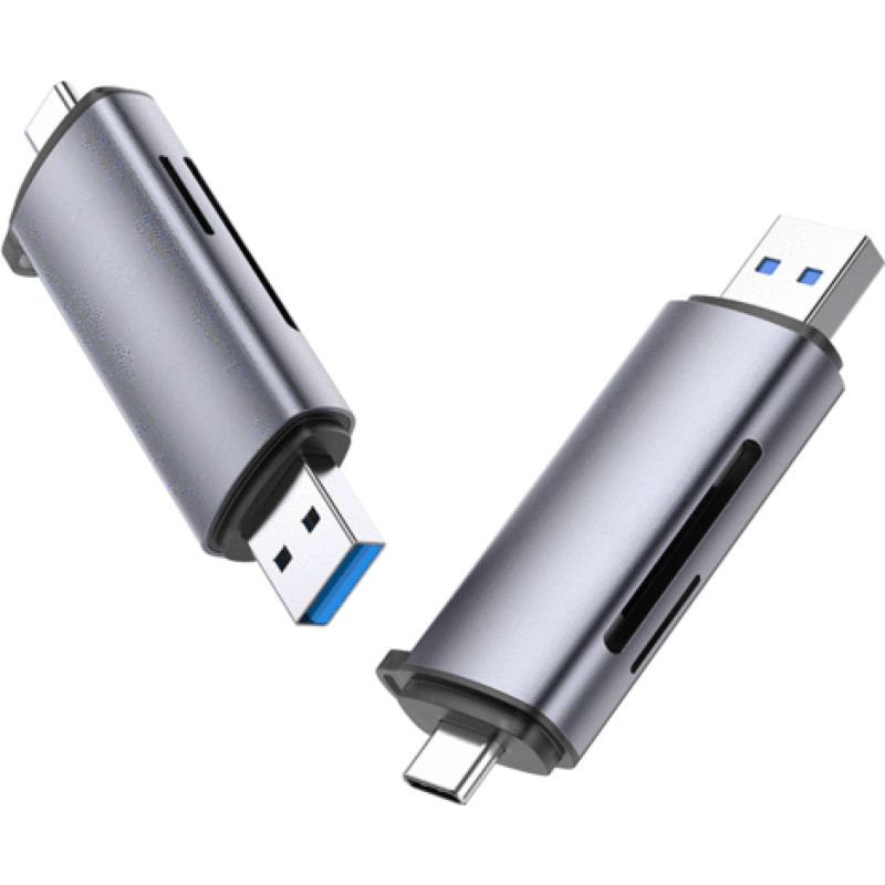 Ugreen 50706 kortelių skaitytuvas USB/Micro-USB Sidabras