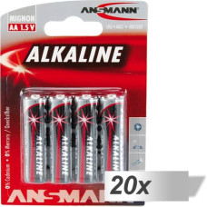 Ansmann 20x4 Ansmann Alkaline Mignon AA LR 6 red-line