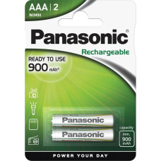 Panasonic 1x2 Panasonic Akku NiMH Micro AAA 900 mAh