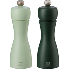 Peugeot Tahiti pepper/salt mill set 2 pieces 15 cm green