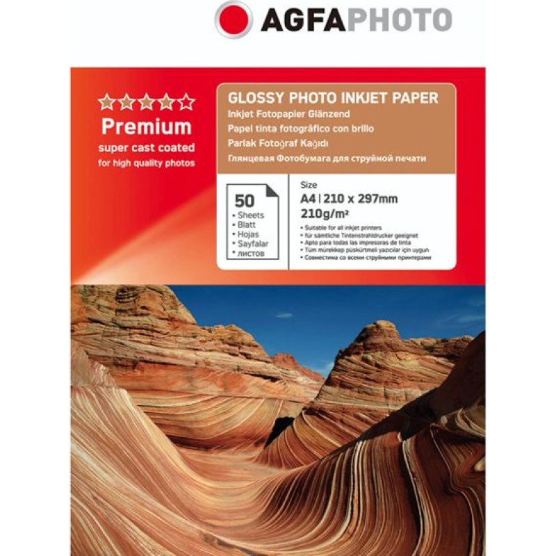 Agfaphoto Photo Glossy Paper 210 g A 4 50 Sheets