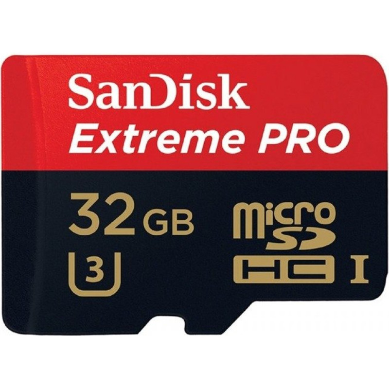 Sandisk Memory card SanDisk Extreme Pro microSDHC 32GB 100/90 MB/s A1 C10 V30 (SDSQXCG-032G-GN6MA)