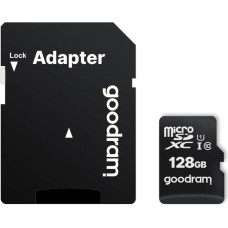 Goodram Memory card microSDHC 128GB CL10 UHS I + adapter