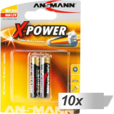 Ansmann 10x2 Ansmann Alkaline Micro AAA LR 03 X-Power