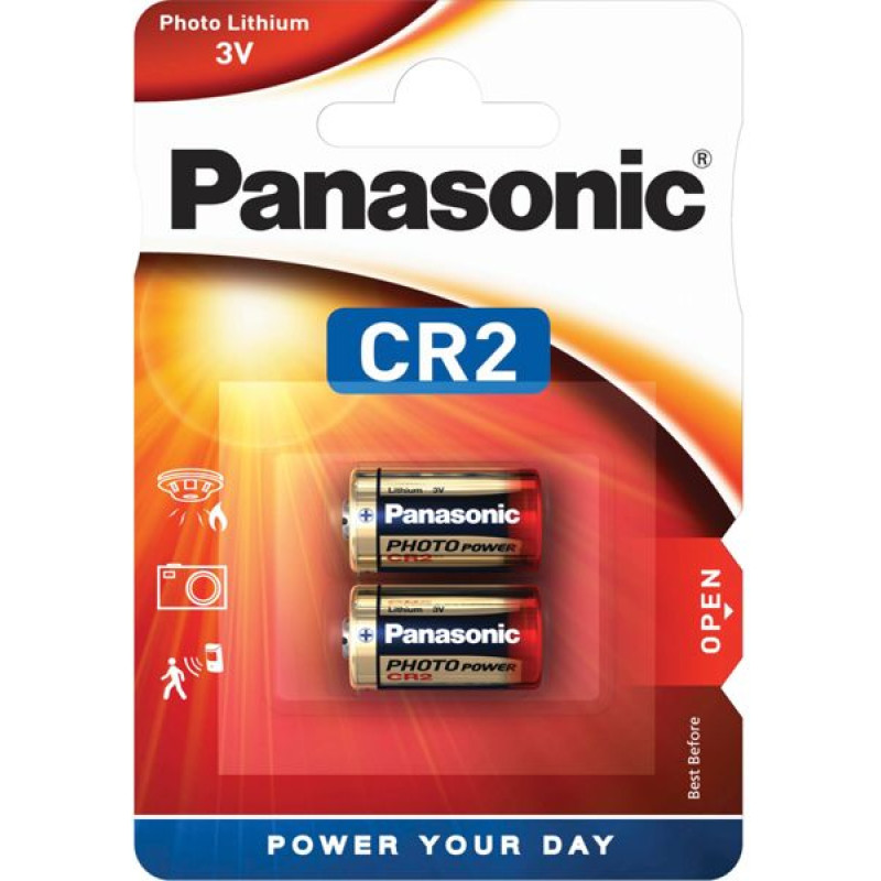 Panasonic 1x2 Panasonic Photo CR-2 Lithium