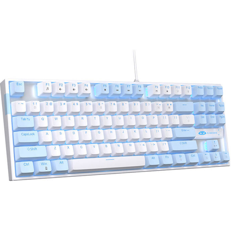 Magegee MK-STAR wired keyboard (blue and white)