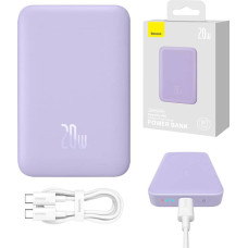 Baseus Powerbank Baseus Magnetic Mini 10000mAh, USB-C  20W MagSafe (purple)