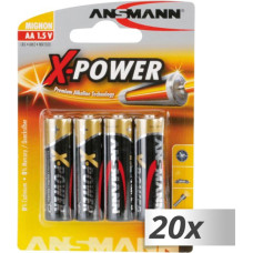 Ansmann 20x4 Ansmann Alkaline Mignon AA LR 6 X-Power