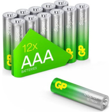 Gp Batteries 1x12 GP Super Alkaline 1,5V AAA Micro LR03 Rel.03024AETA-S12