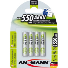 Ansmann 1x4 Ansmann maxE NiMH rech. bat. Micro AAA 550 mAh    5030772