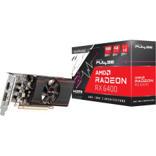 Sapphire Graphics Card|SAPPHIRE|AMD Radeon RX 6400|4 GB|GDDR6|64 bit|PCIE 4.0 16x|Single Slot Fansink|1xHDMI|1xDisplayPort|11315-01-20G